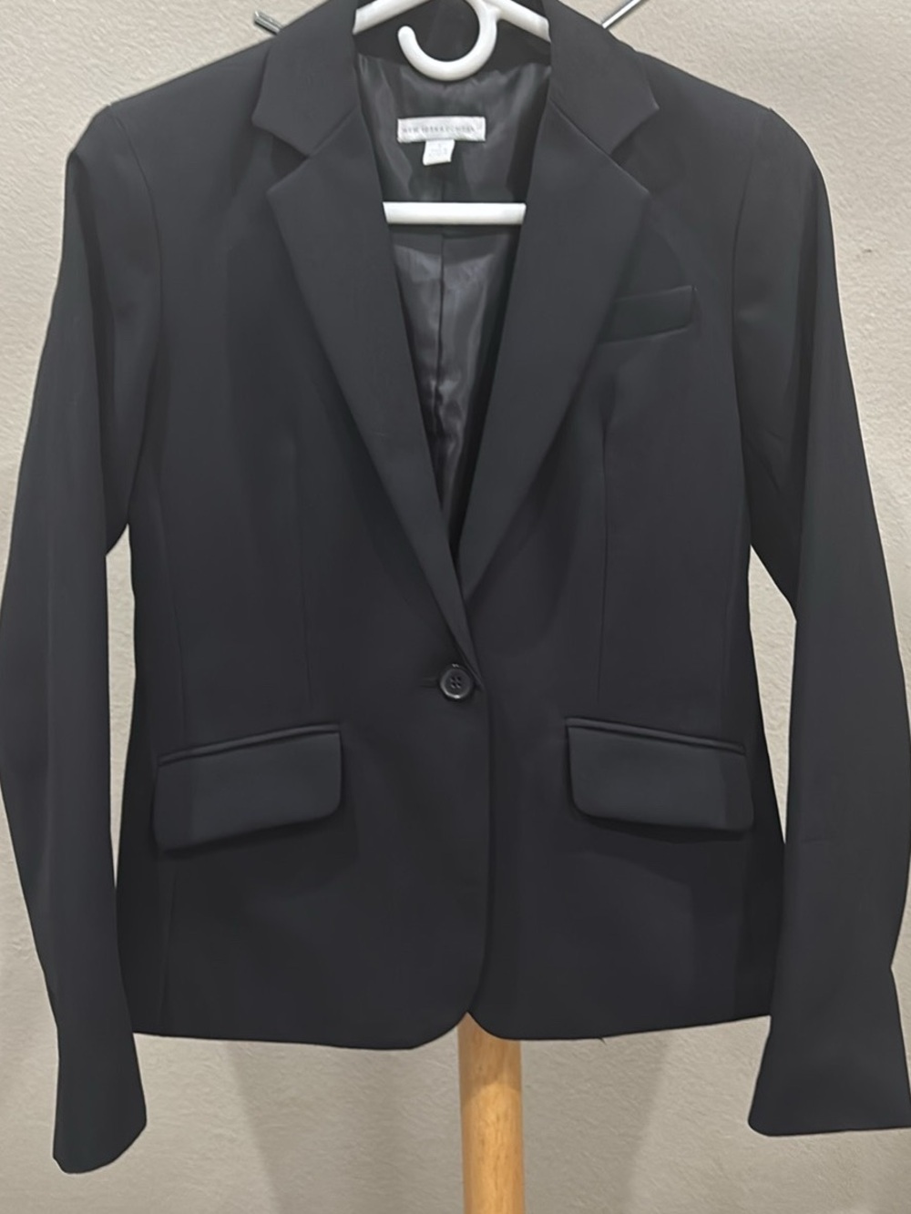 New York & Company Black Single-Button Women's Blazer